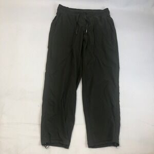 Lululemon Women's Olive Green Unlined Dance Studio Crop Pants‎ Size 4 Stretch